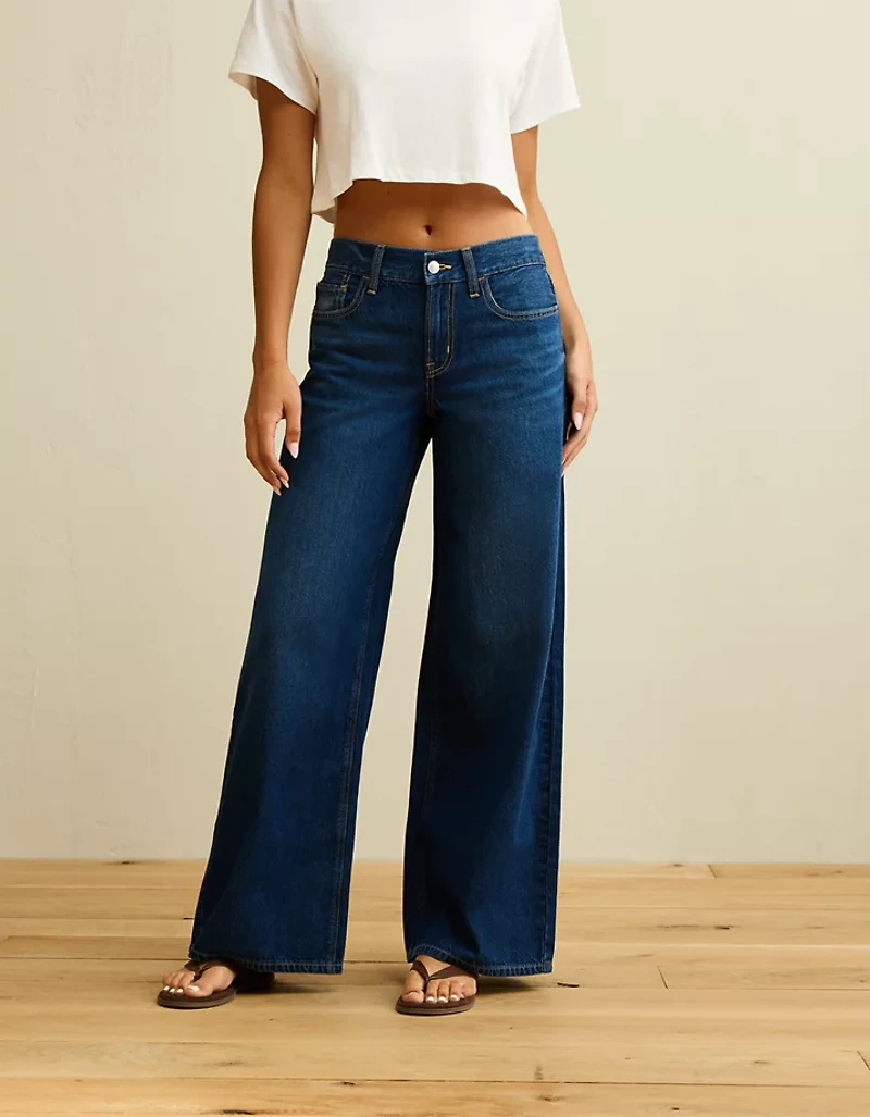 AE Low-Rise Baggy Ultra Wide-Leg Jean