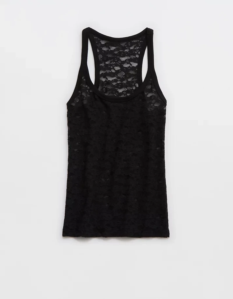 Aerie Easy Does It Vintage Lace Tank Top