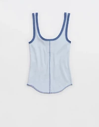 Aerie Ribbed Henley Tank Top