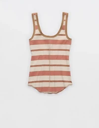 Aerie Ribbed Scoop Neck Tank Top