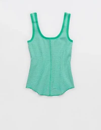 Aerie Ribbed Scoop Neck Tank Top