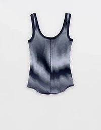 Aerie Ribbed Scoop Neck Tank Top