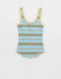Aerie Ribbed Scoop Neck Tank Top