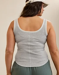 Aerie Ribbed Scoop Neck Tank Top