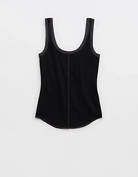 Aerie Ribbed Scoop Neck Tank Top