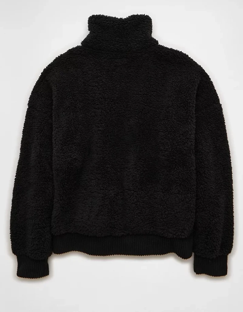 AE Full-Zip Sherpa Fleece Sweatshirt