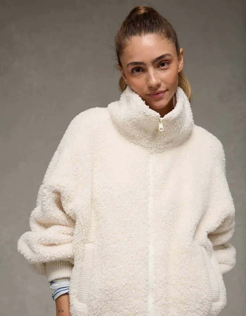 AE Sherpa Full Zip Sweatshirt