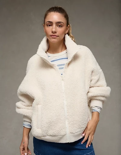AE Sherpa Full Zip Sweatshirt
