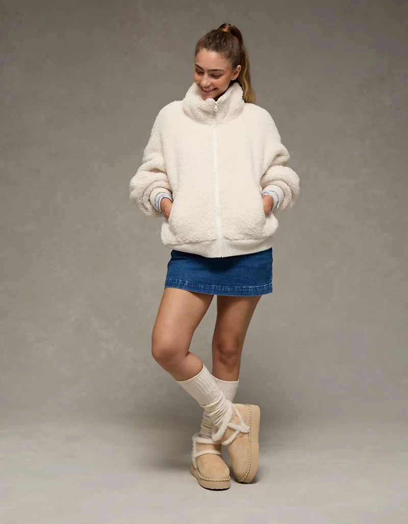 AE Sherpa Full Zip Sweatshirt