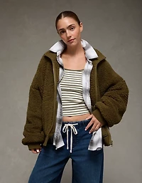 AE Sherpa Full Zip Sweatshirt