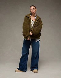 AE Sherpa Full Zip Sweatshirt