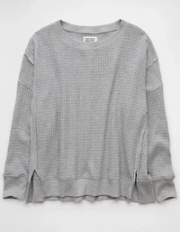 Chandail en molleton gaufré Big Hug AE