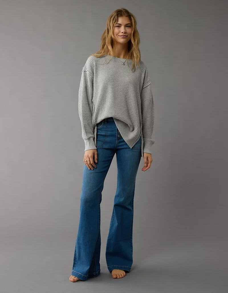 Chandail en molleton gaufré Big Hug AE