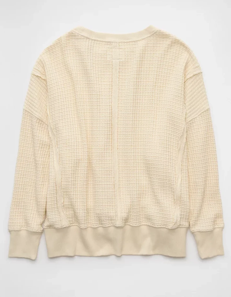 AE Big Hug Waffle Sweatshirt