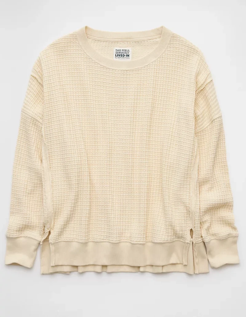 AE Big Hug Waffle Sweatshirt