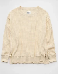AE Big Hug Waffle Sweatshirt