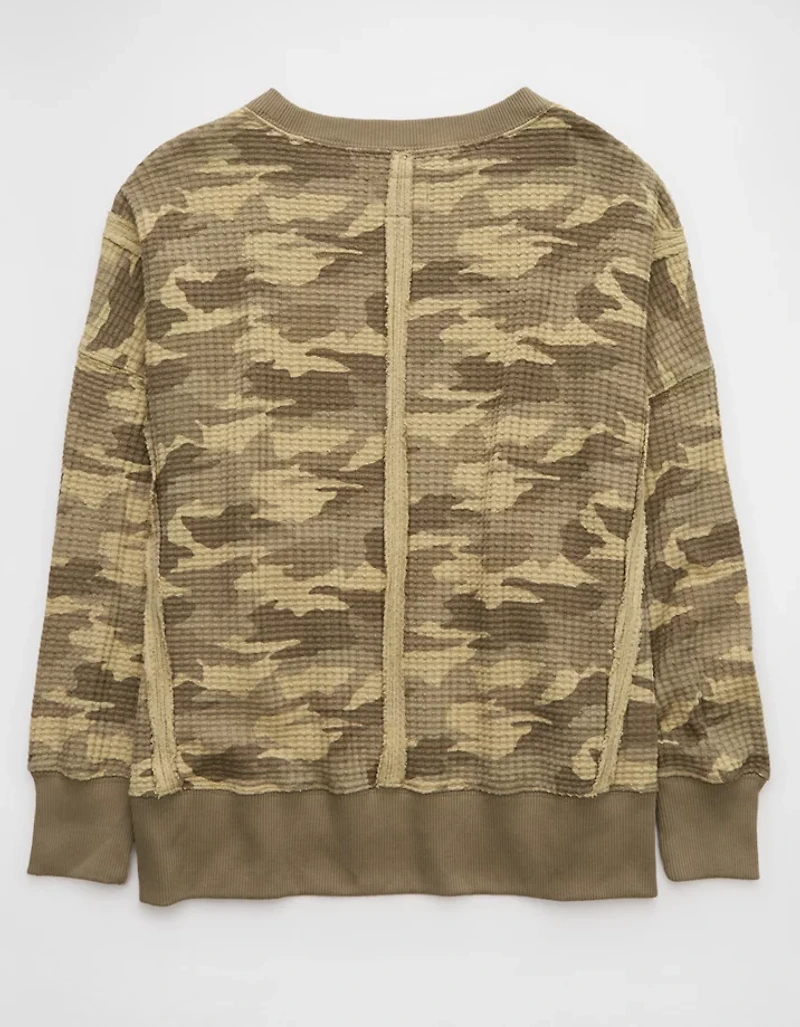 AE Big Hug Waffle Sweatshirt