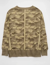 AE Big Hug Waffle Sweatshirt