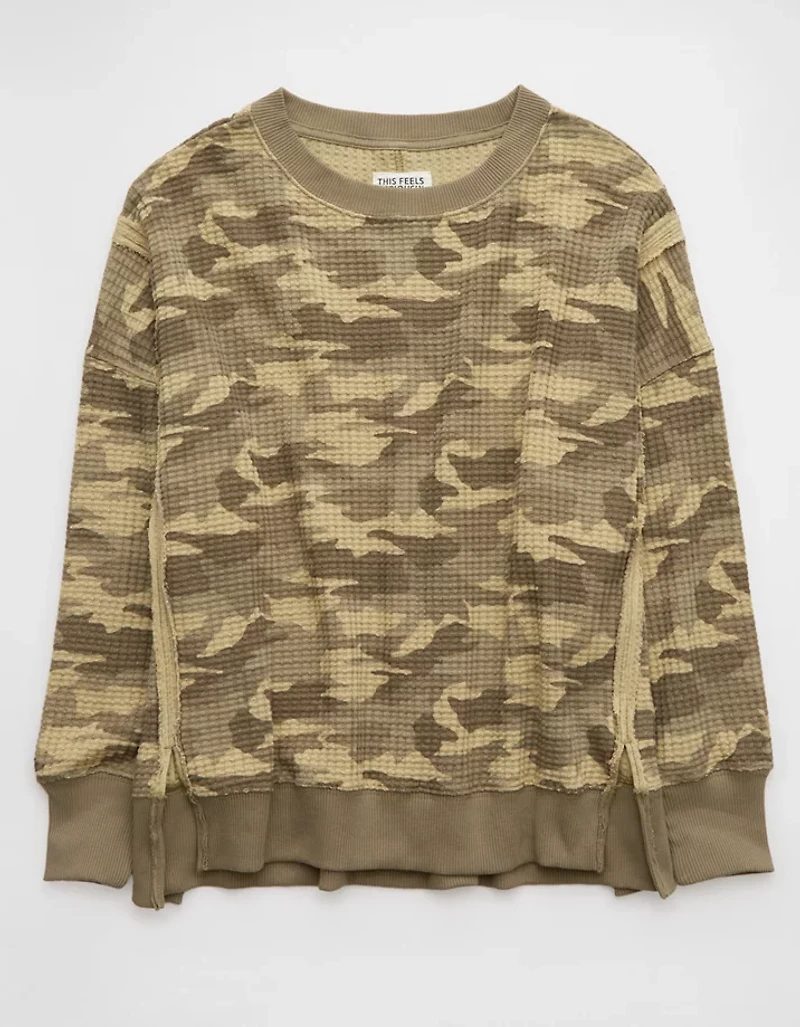 AE Big Hug Waffle Sweatshirt
