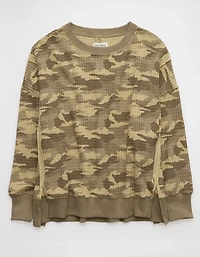 AE Big Hug Waffle Sweatshirt