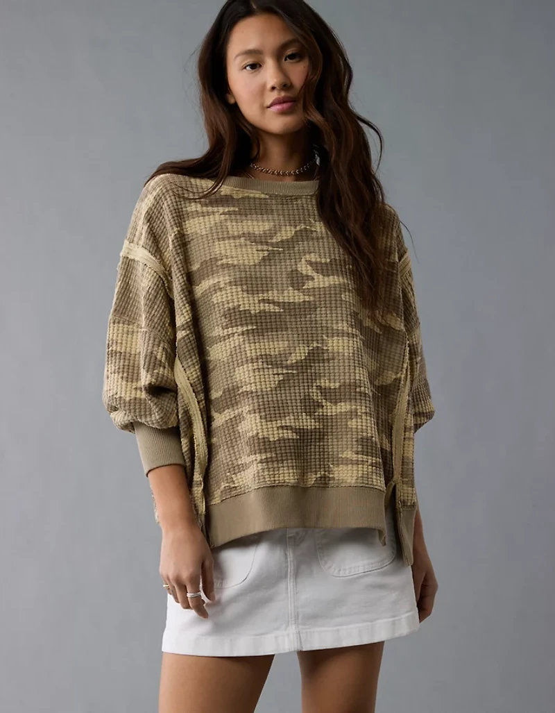 AE Big Hug Waffle Sweatshirt