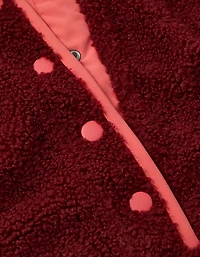 AE Relaxed Sherpa Fleece Henley Sweatshirt