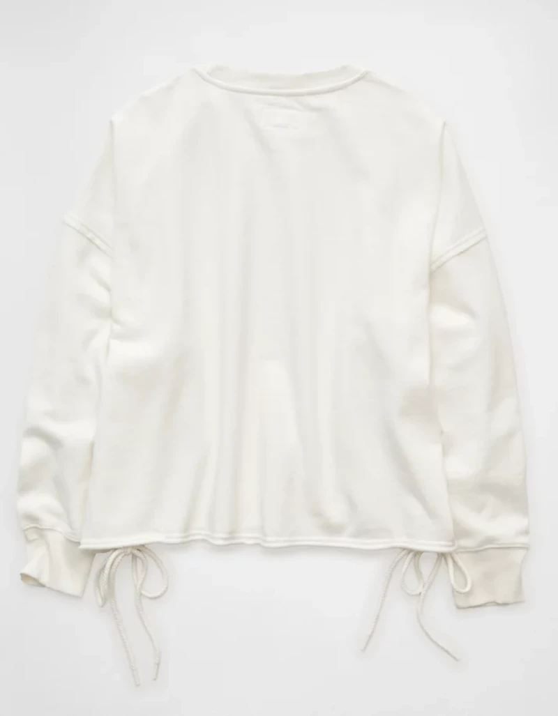 Chandail en molleton lacé sur le côté AE