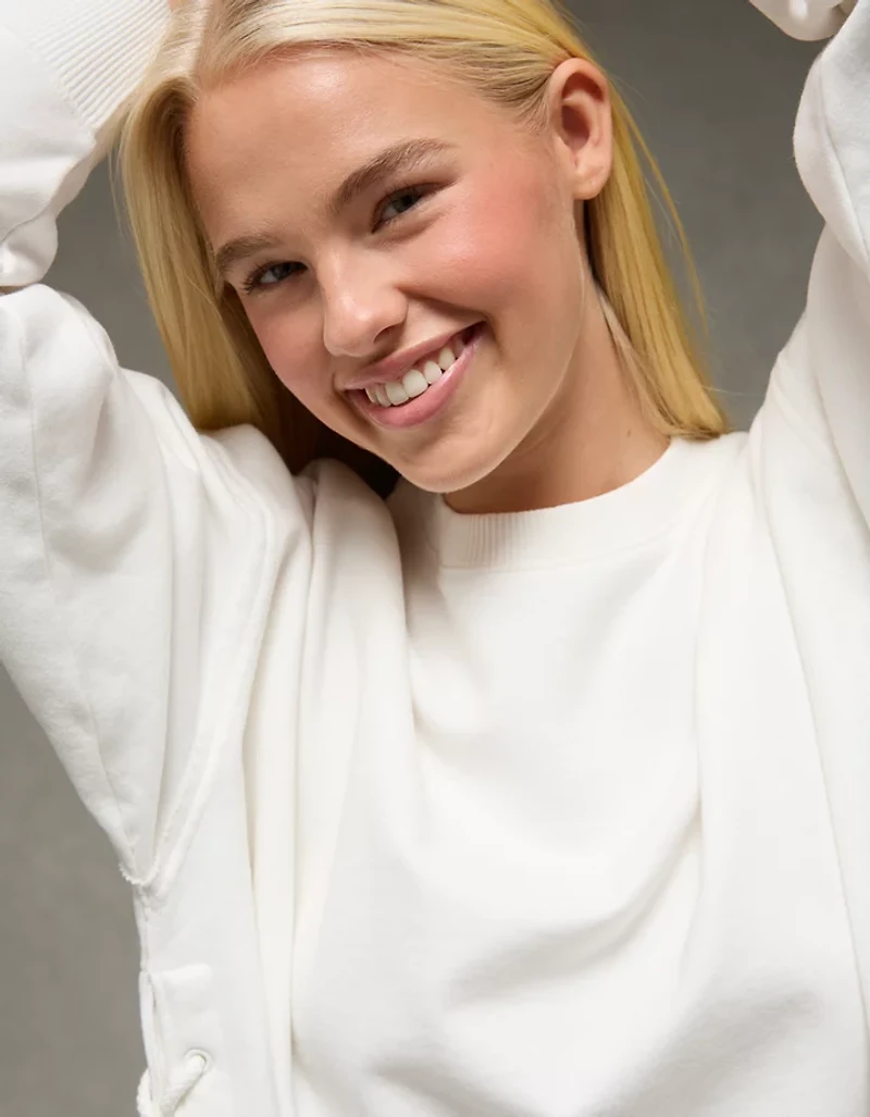 Chandail en molleton lacé sur le côté AE