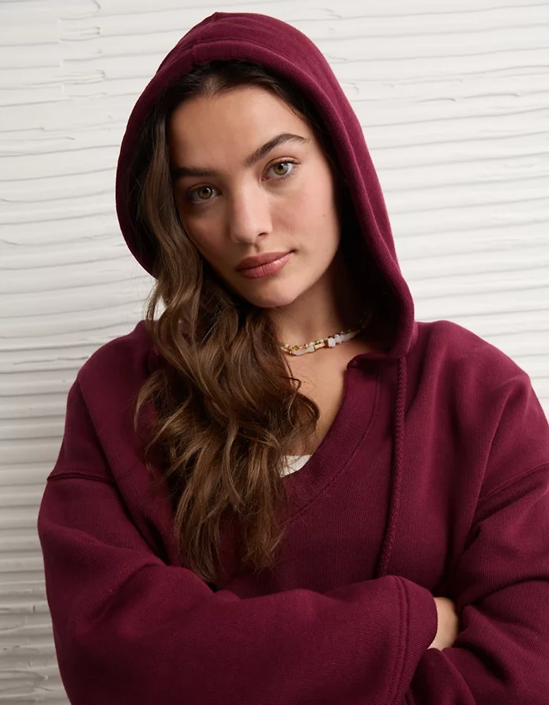 AE Big Hug V-Neck Hoodie