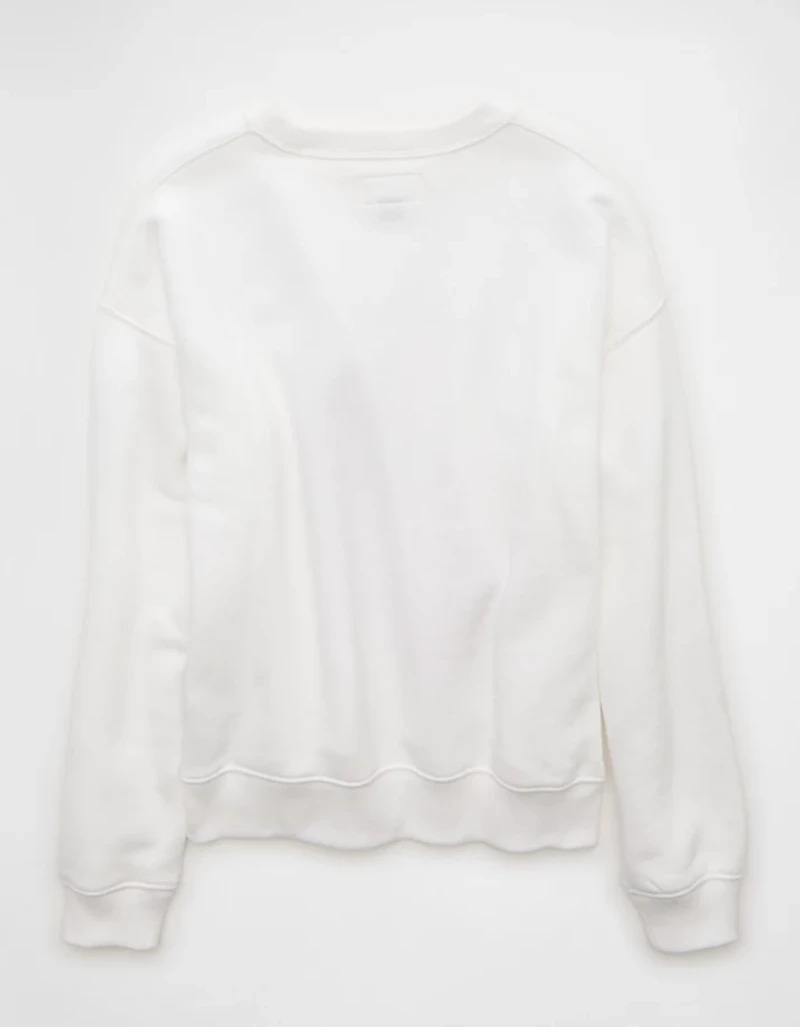 AE Velvet Graphic Crew Neck Sweatshirt