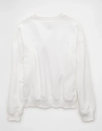 AE Velvet Graphic Crew Neck Sweatshirt