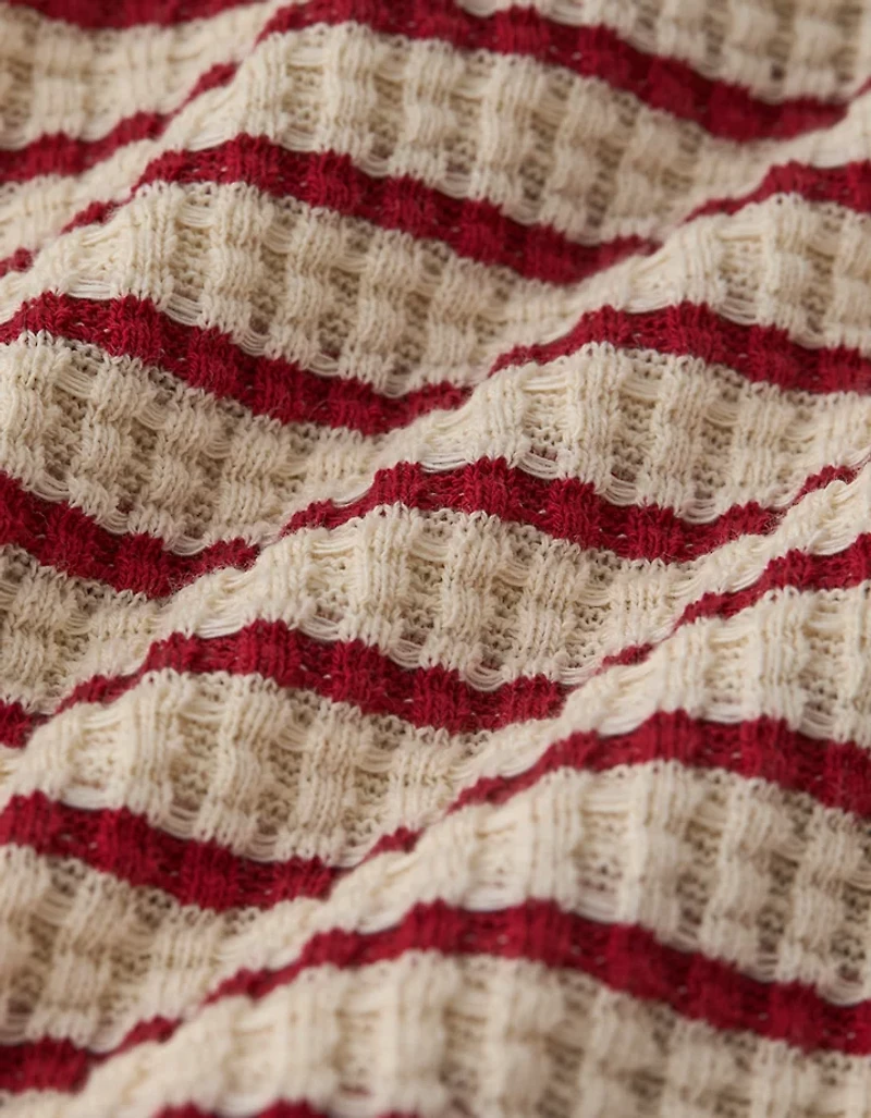 Chandail à capuchon en molleton gaufré AE