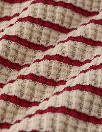 Chandail à capuchon en molleton gaufré AE