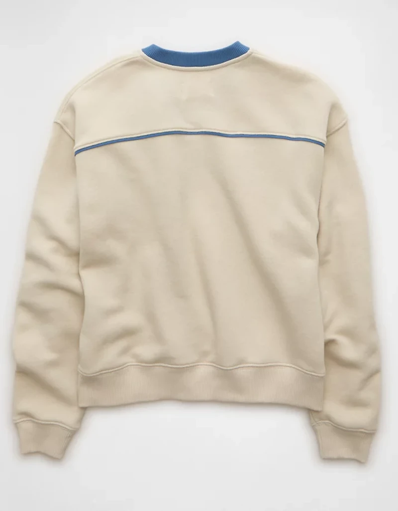 AE Varsity Graphic V-Neck Sweatshirt