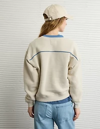 AE Varsity Graphic V-Neck Sweatshirt