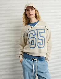 AE Varsity Graphic V-Neck Sweatshirt