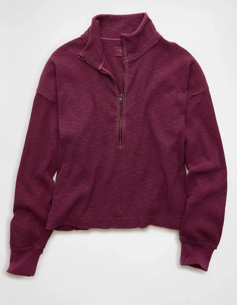 AE Big Hug Quarter-Zip Sweatshirt