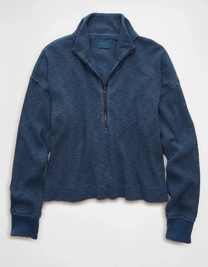 AE Big Hug Quarter-Zip Sweatshirt