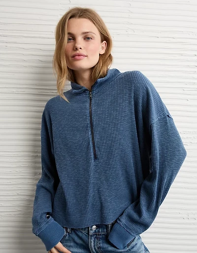 AE Big Hug Quarter-Zip Sweatshirt