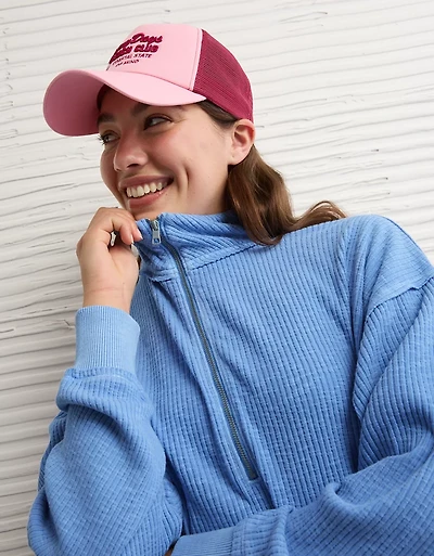 Chandail en molleton à glissière un quart Big Hug AE