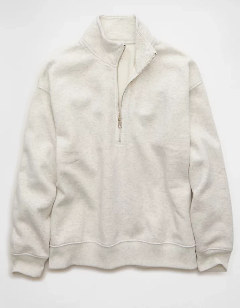 AE Everyday Luxe Quarter Zip Sweatshirt