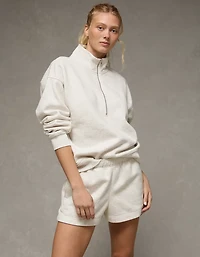 AE Everyday Luxe Quarter Zip Sweatshirt
