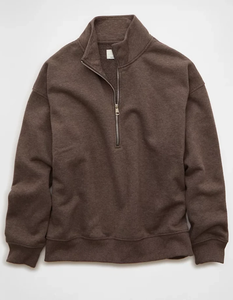 AE Everyday Luxe Quarter Zip Sweatshirt