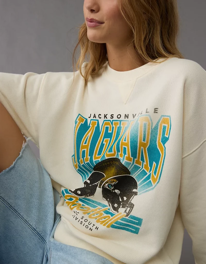Chandail en molleton à col rond des Jaguars de Jacksonville la NFL
