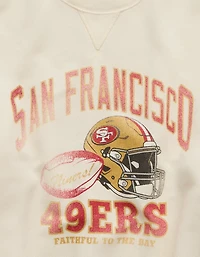 Chandail en molleton à col rond des 49ers de San Francisco la NFL