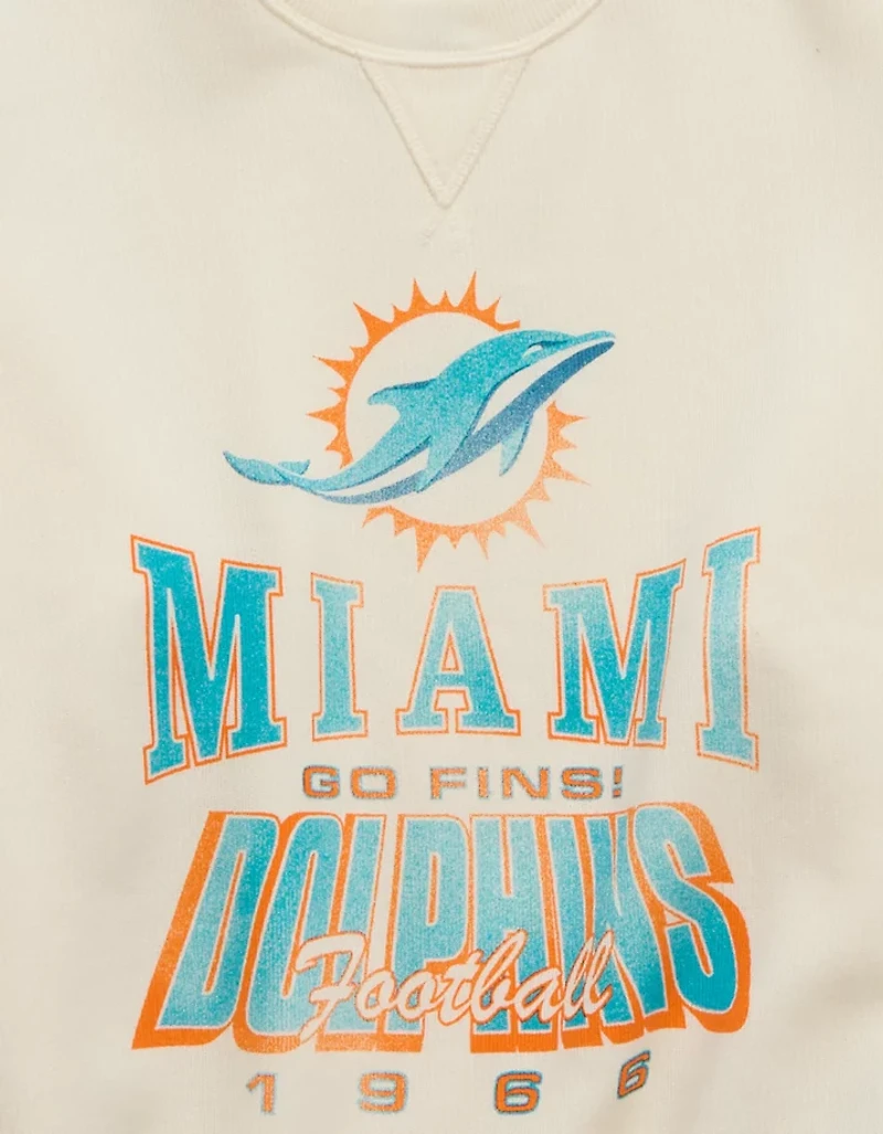 Chandail en molleton à col rond des Dolphins de Miami la NFL