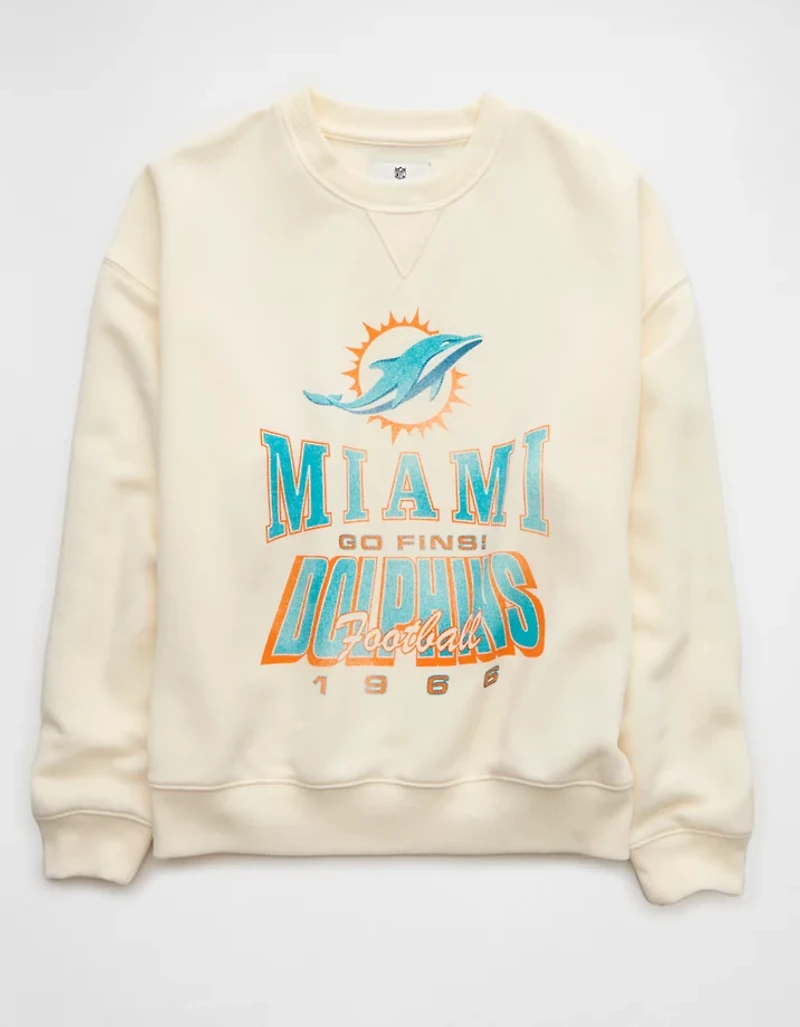Chandail en molleton à col rond des Dolphins de Miami la NFL