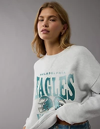 Chandail en molleton à col rond des Eagles de Philadelphie la NFL