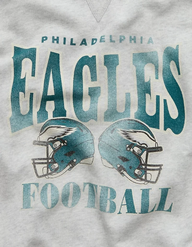 Chandail en molleton à col rond des Eagles de Philadelphie la NFL