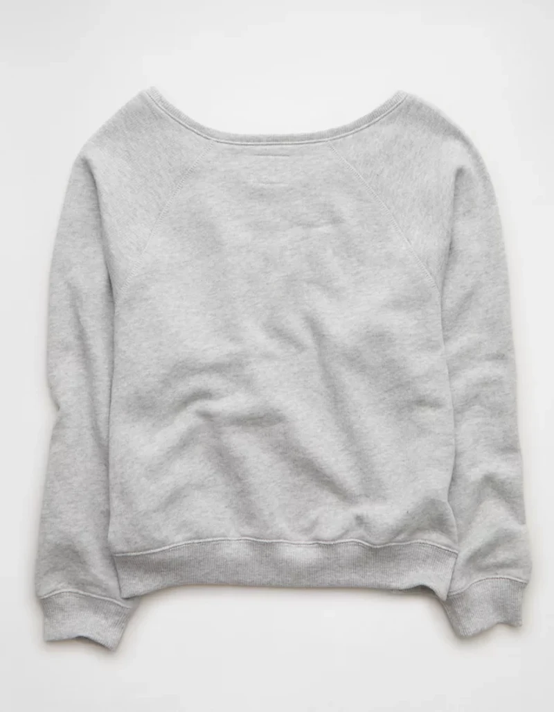 AE Graphic Off The Shoulder Sweatshirt
